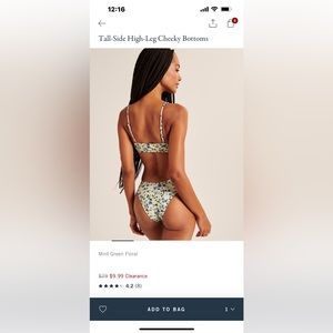 Abercrombie & Fitch Tall-Side High-Leg Cheeky Bottoms